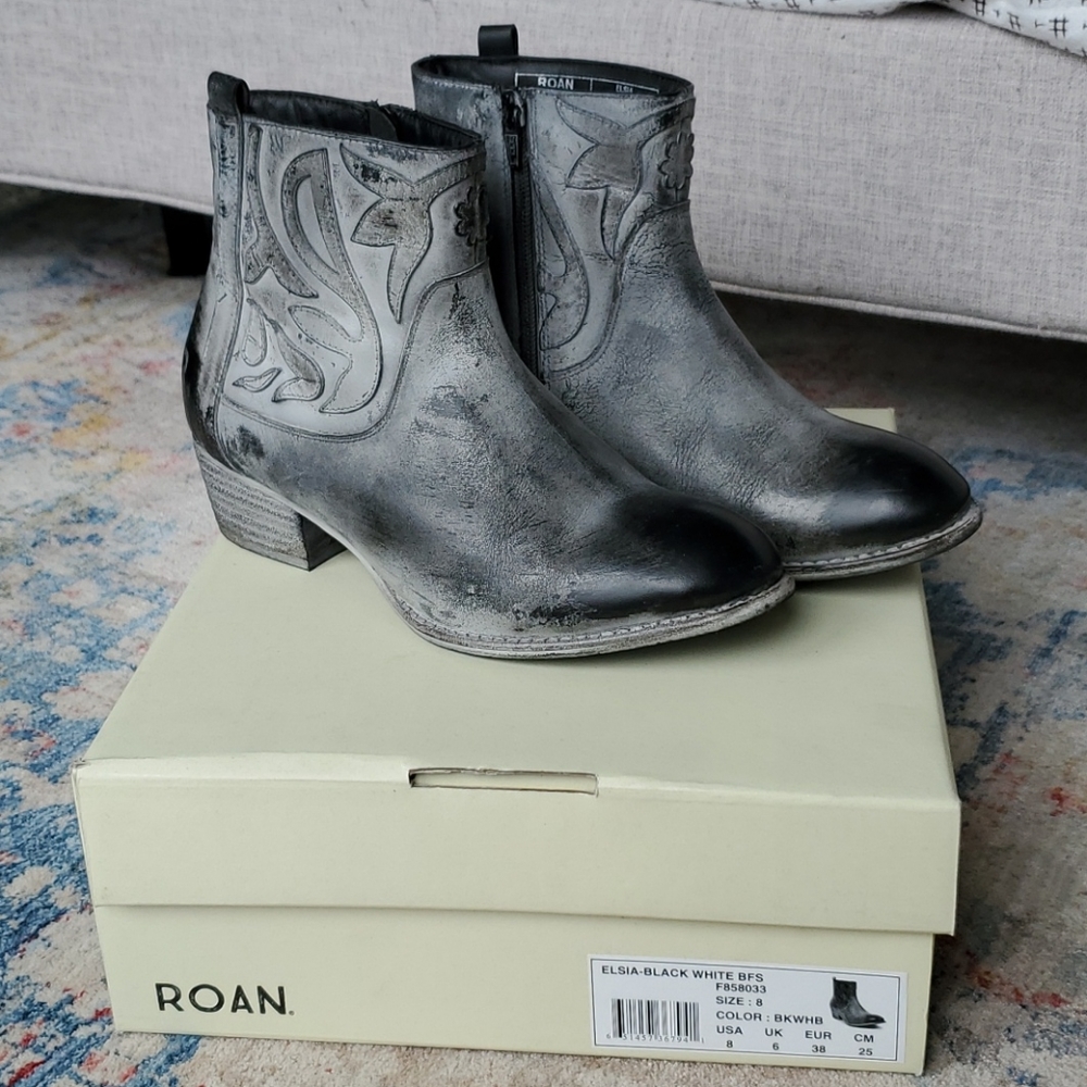 Roan by Bed Stu Elsia Distressed Ankle Boots